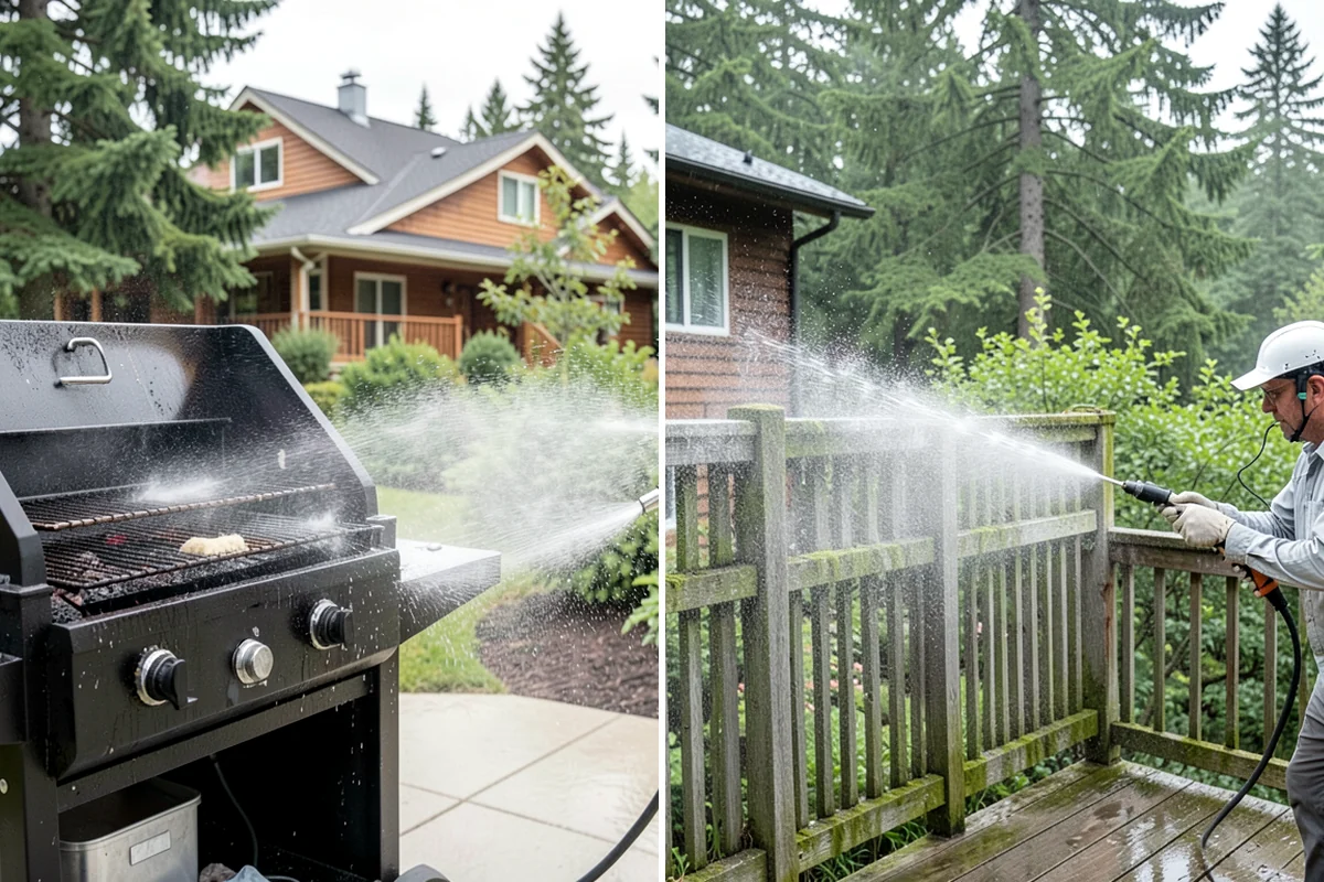 Low-Pressure Washing in Everett, Snohomish County, WA - Test the surface to confirm the safe pressure range