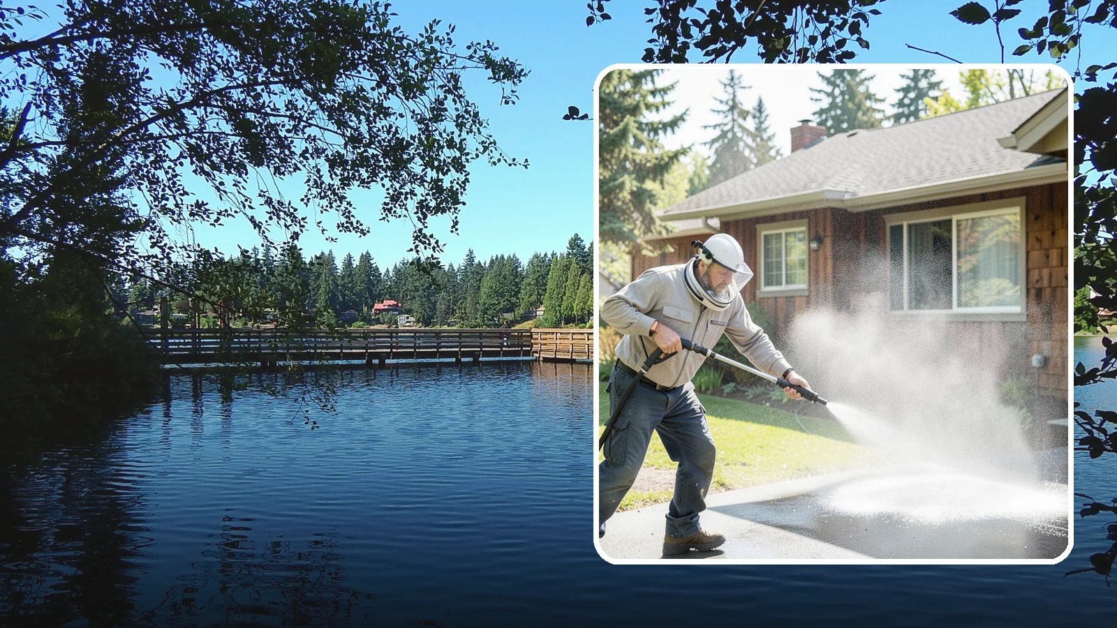 Low-Pressure Washing in Federal Way, King County, WA - Low-pressure washing uses a reduced water force to clean surfaces that would be scarred or gouged by a standard pressure washer.