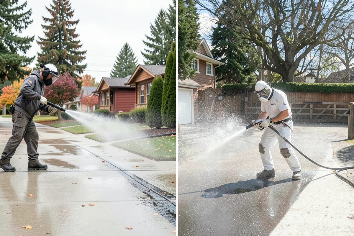 Low-Pressure Washing in Federal Way, King County, WA - Test the surface to confirm the safe pressure range
