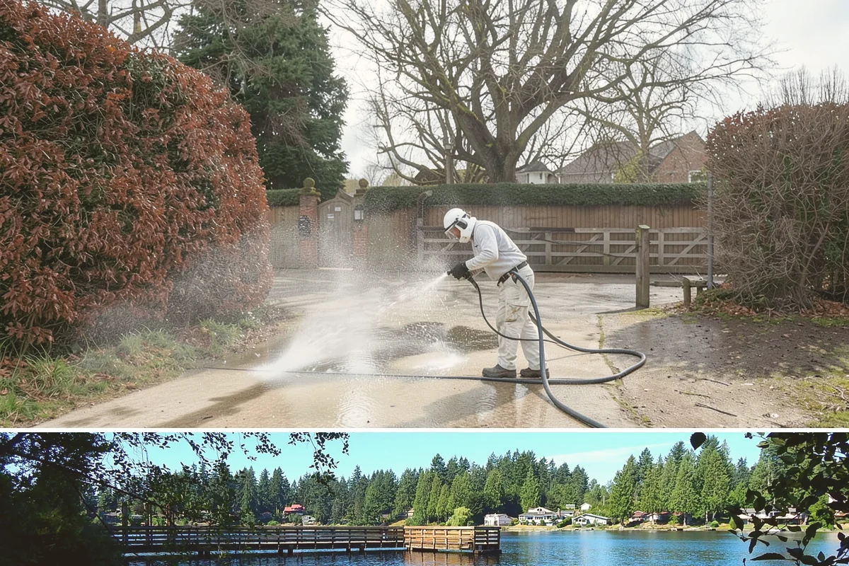 Low-Pressure Washing in Federal Way, King County, WA - Suited to any season, with the region's wetter months being the most common time growth demands attention.