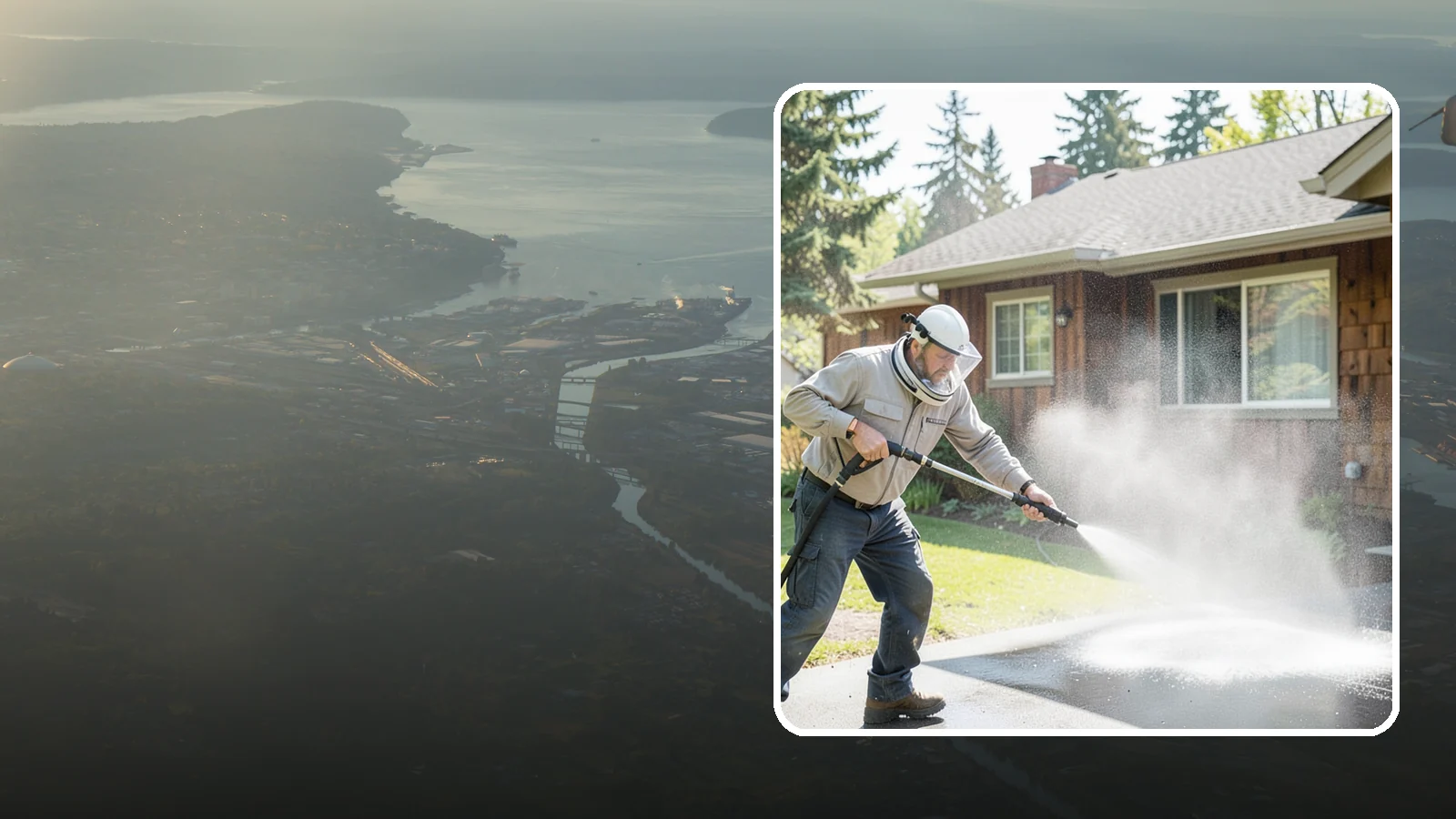 Low-Pressure Washing in Fife, Pierce County, WA - Low-pressure washing uses a reduced water force to clean surfaces that would be scarred or gouged by a standard pressure washer.