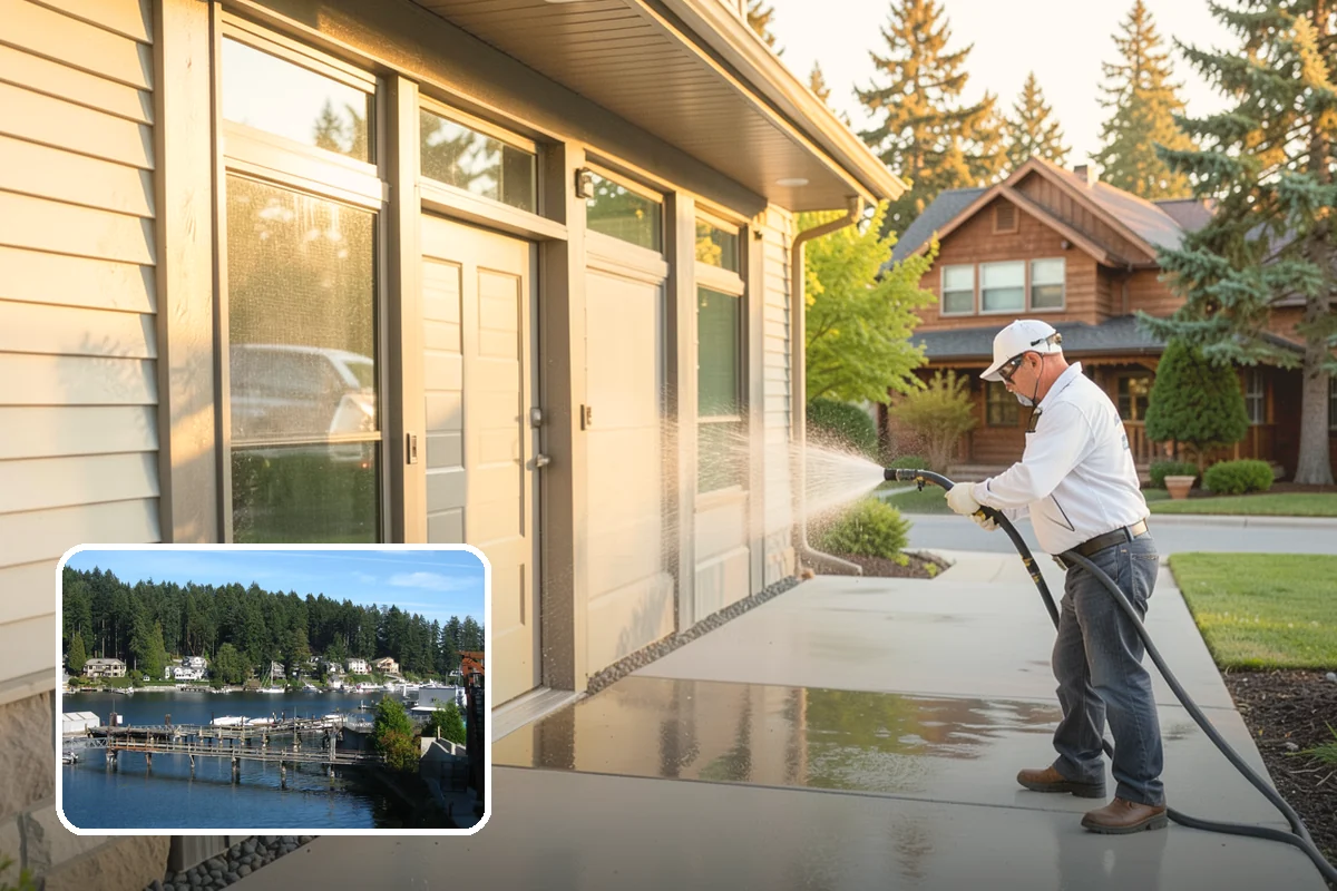 Low-Pressure Washing in Gig Harbor, Pierce County, WA - Protects fragile finishes from high-pressure damage