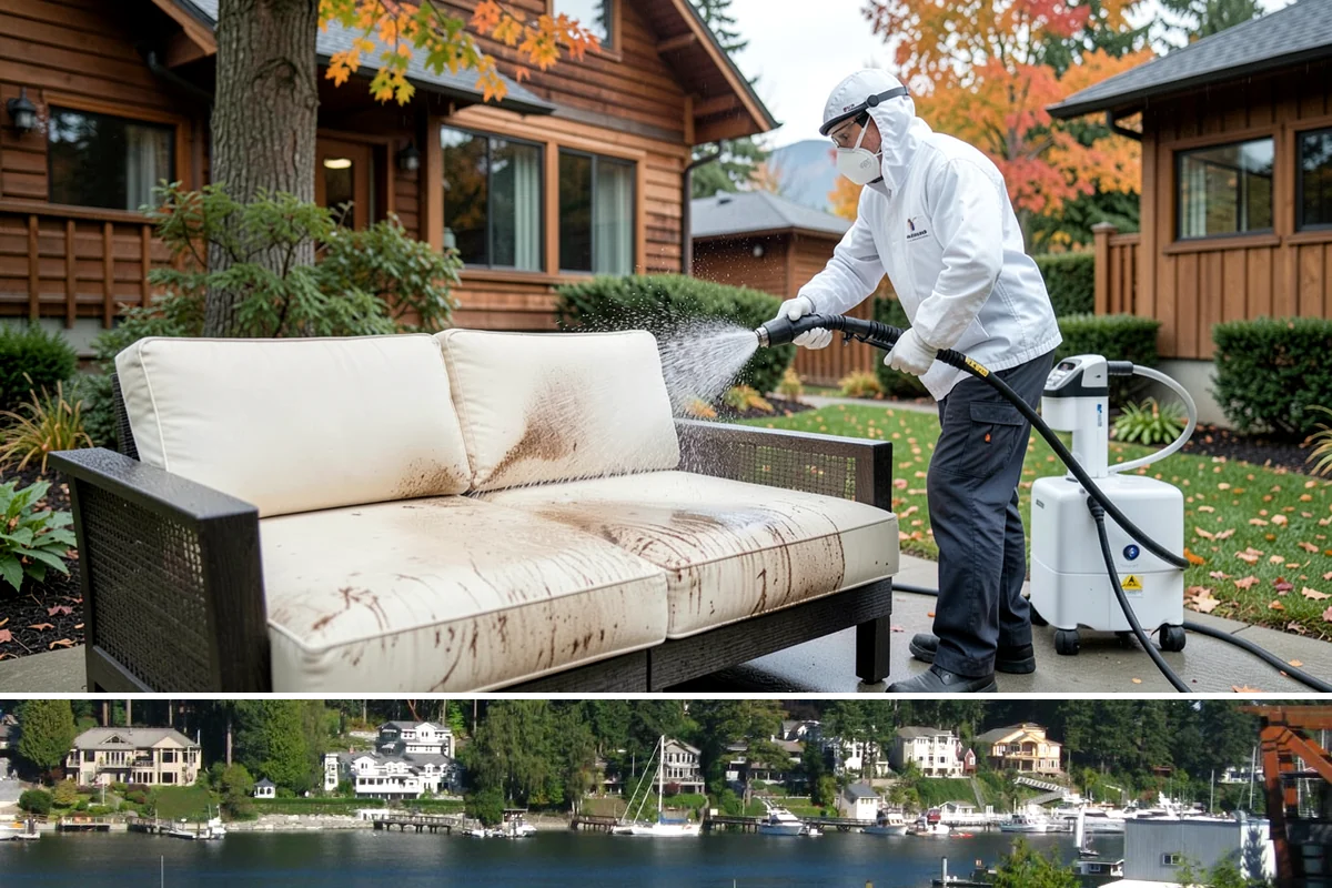 Low-Pressure Washing in Gig Harbor, Pierce County, WA - Suited to any season, with the region's wetter months being the most common time growth demands attention.