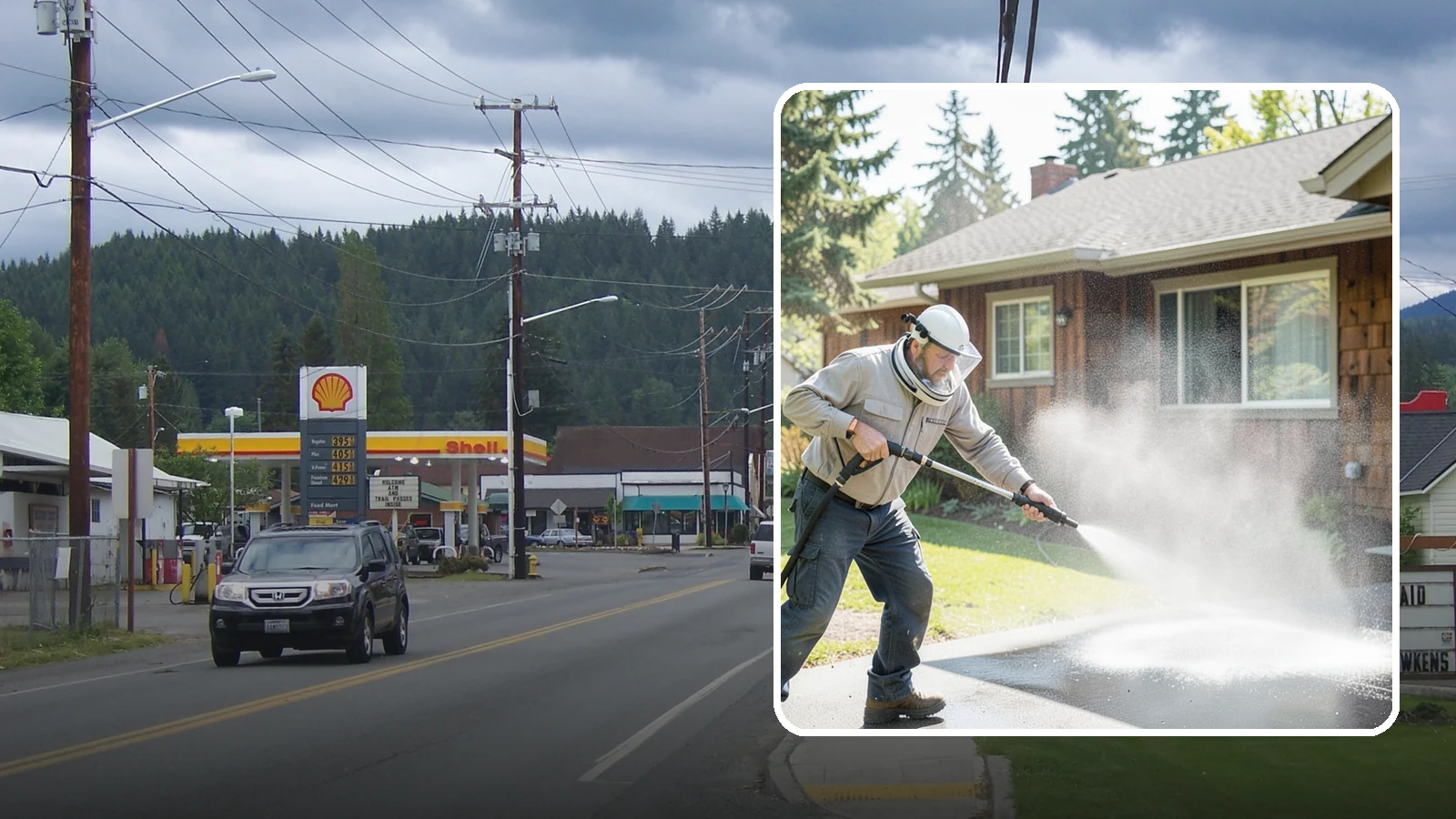 Low-Pressure Washing in Granite Falls, Snohomish County, WA - Low-pressure washing uses a reduced water force to clean surfaces that would be scarred or gouged by a standard pressure washer.