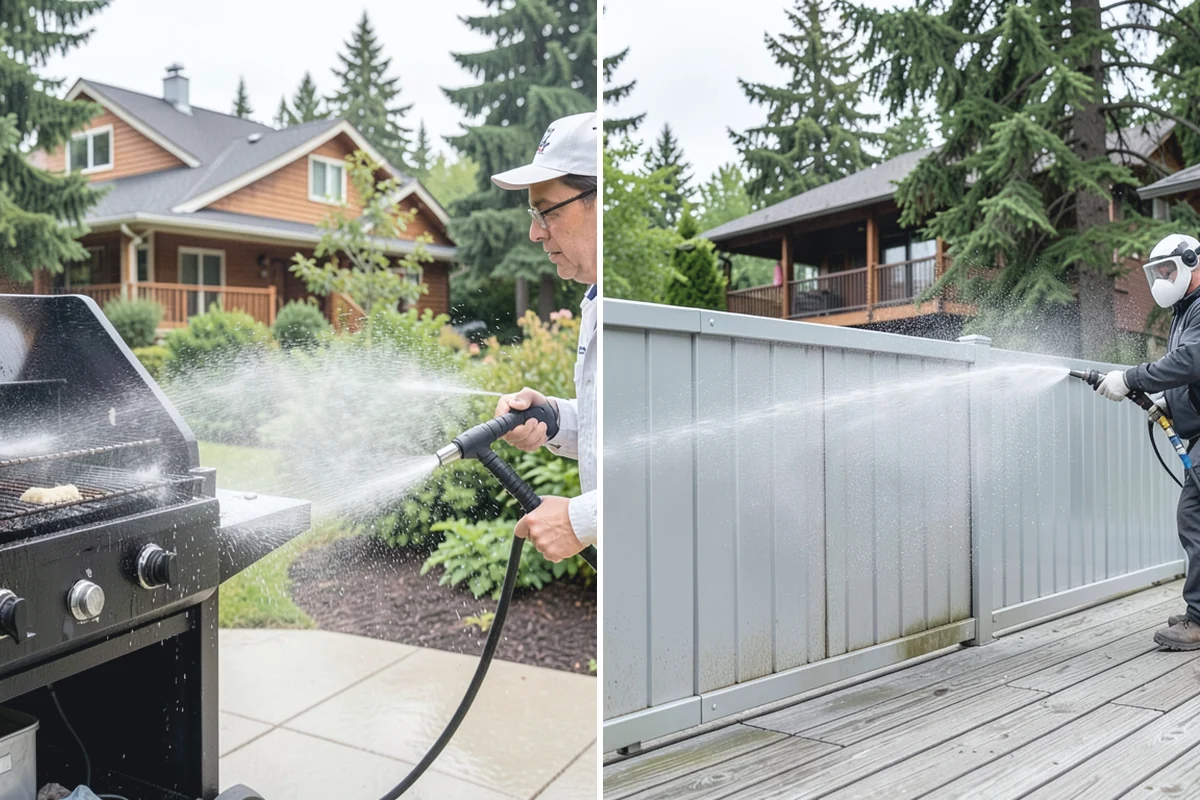 Low-Pressure Washing in Granite Falls, Snohomish County, WA - Test the surface to confirm the safe pressure range