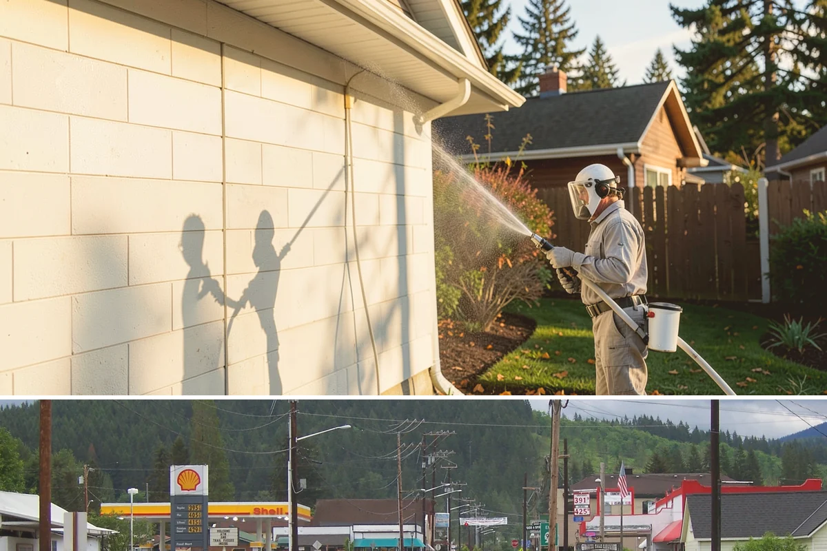Low-Pressure Washing in Granite Falls, Snohomish County, WA - Suited to any season, with the region's wetter months being the most common time growth demands attention.