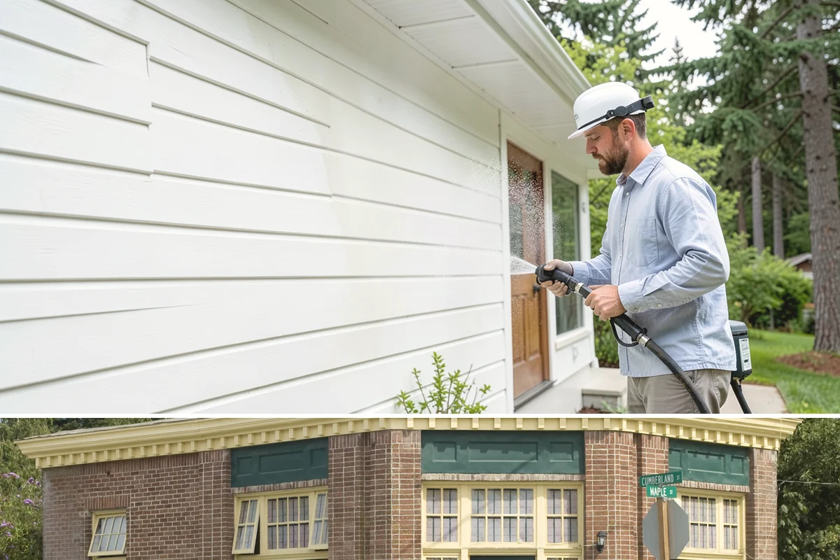 Low-Pressure Washing in Hamilton, Skagit County, WA - Suited to any season, with the region's wetter months being the most common time growth demands attention.