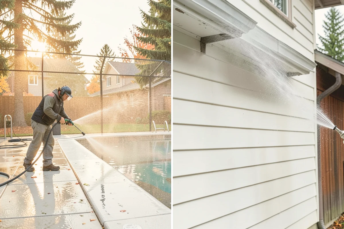 Low-Pressure Washing in Index, Snohomish County, WA - Test the surface to confirm the safe pressure range