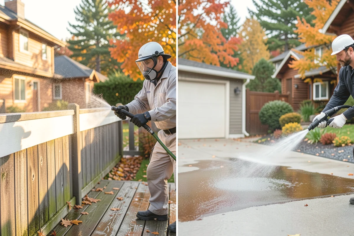 Low-Pressure Washing in Issaquah, King County, WA - Test the surface to confirm the safe pressure range