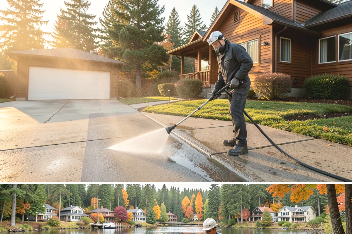 Low-Pressure Washing in La Conner, Skagit County, WA - Suited to any season, with the region's wetter months being the most common time growth demands attention.