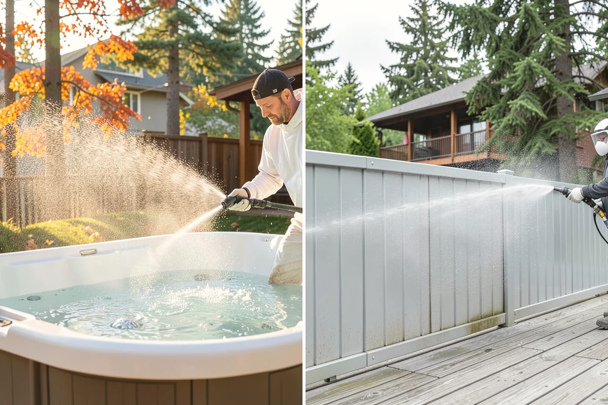Low-Pressure Washing in Lake Stevens, Snohomish County, WA - Test the surface to confirm the safe pressure range