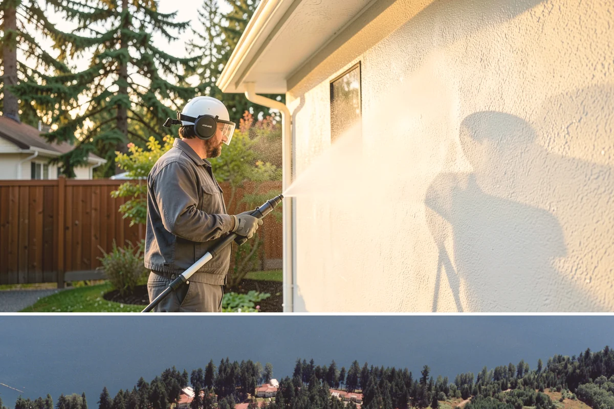 Low-Pressure Washing in Lakewood, Pierce County, WA - Suited to any season, with the region's wetter months being the most common time growth demands attention.