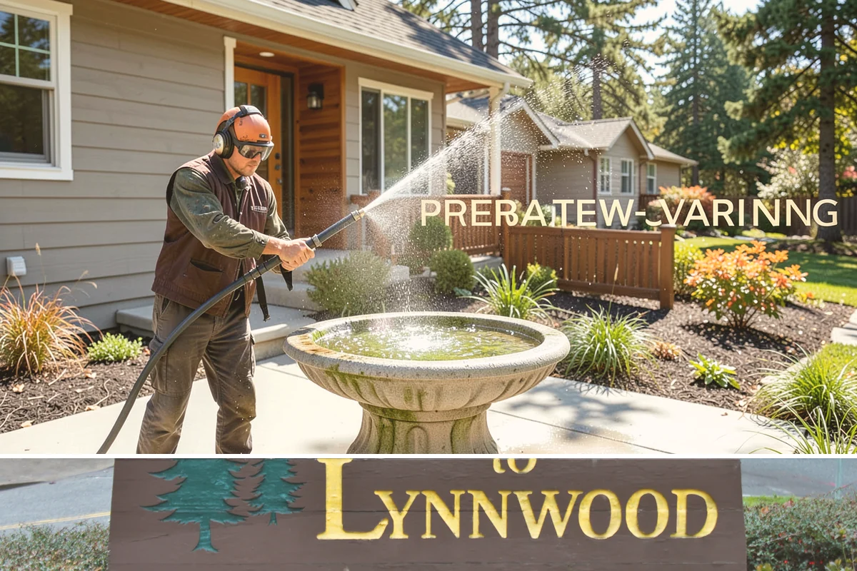 Low-Pressure Washing in Lynnwood, Snohomish County, WA - Suited to any season, with the region's wetter months being the most common time growth demands attention.