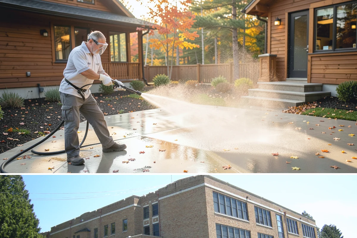 Low-Pressure Washing in Maple Valley, King County, WA - Suited to any season, with the region's wetter months being the most common time growth demands attention.