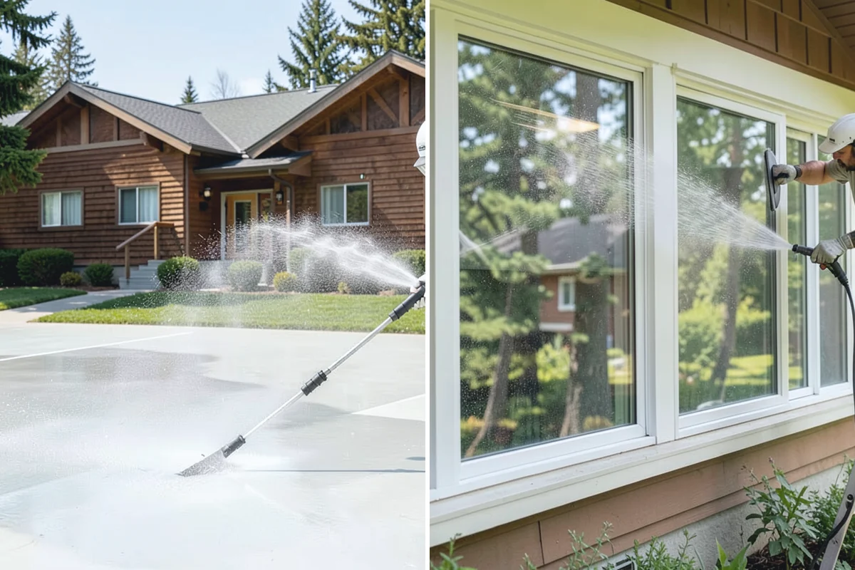 Low-Pressure Washing in Marysville, Snohomish County, WA - Test the surface to confirm the safe pressure range