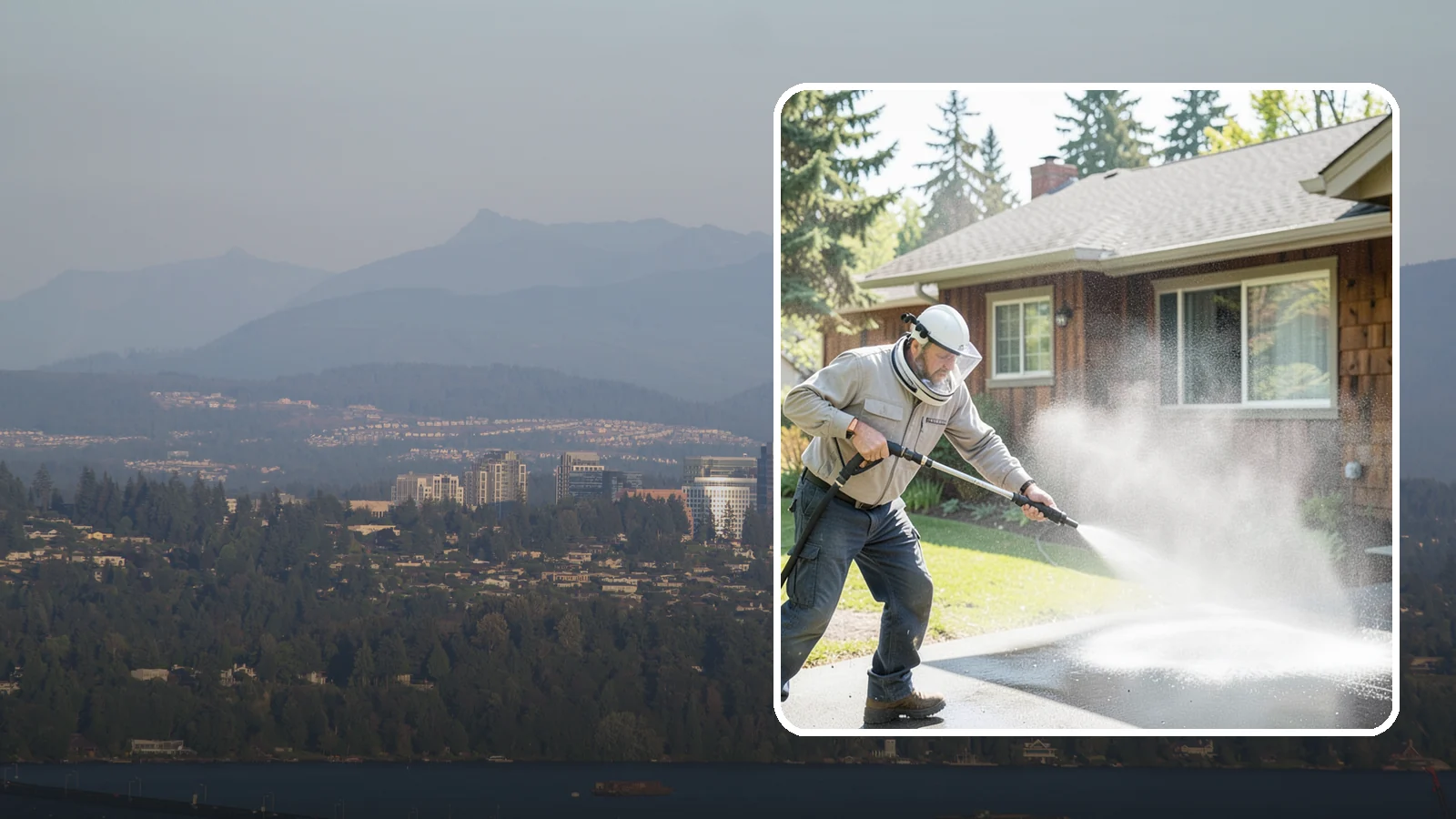 Low-Pressure Washing in Medina, King County, WA - Low-pressure washing uses a reduced water force to clean surfaces that would be scarred or gouged by a standard pressure washer.