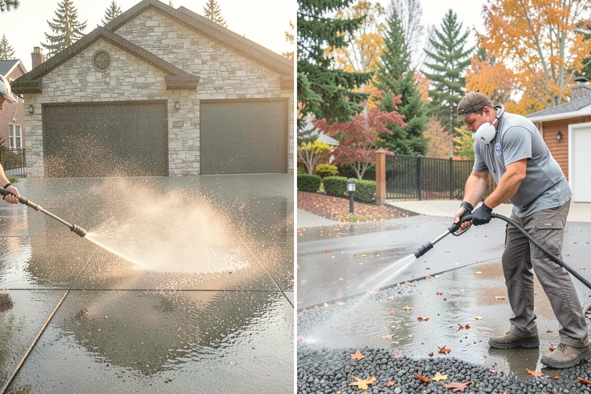 Low-Pressure Washing in Mercer Island, King County, WA - Test the surface to confirm the safe pressure range