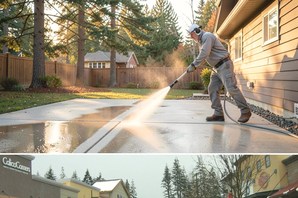 Low-Pressure Washing in Mill Creek, Snohomish County, WA - Suited to any season, with the region's wetter months being the most common time growth demands attention.