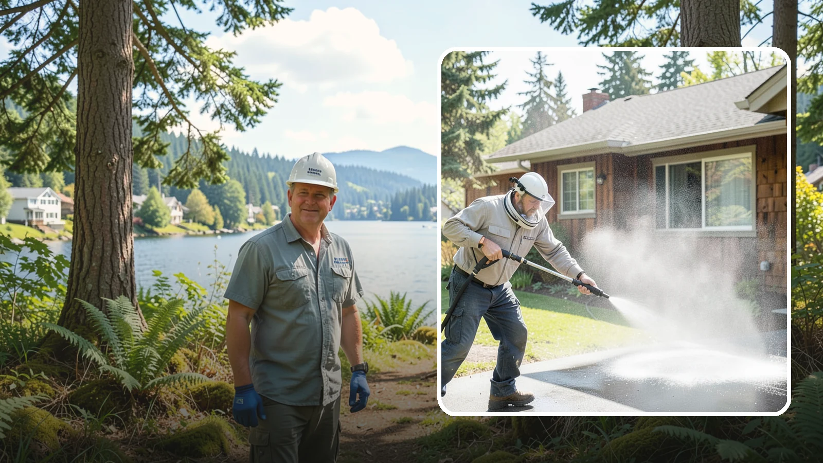 Low-Pressure Washing in Milton, King County, WA - Low-pressure washing uses a reduced water force to clean surfaces that would be scarred or gouged by a standard pressure washer.
