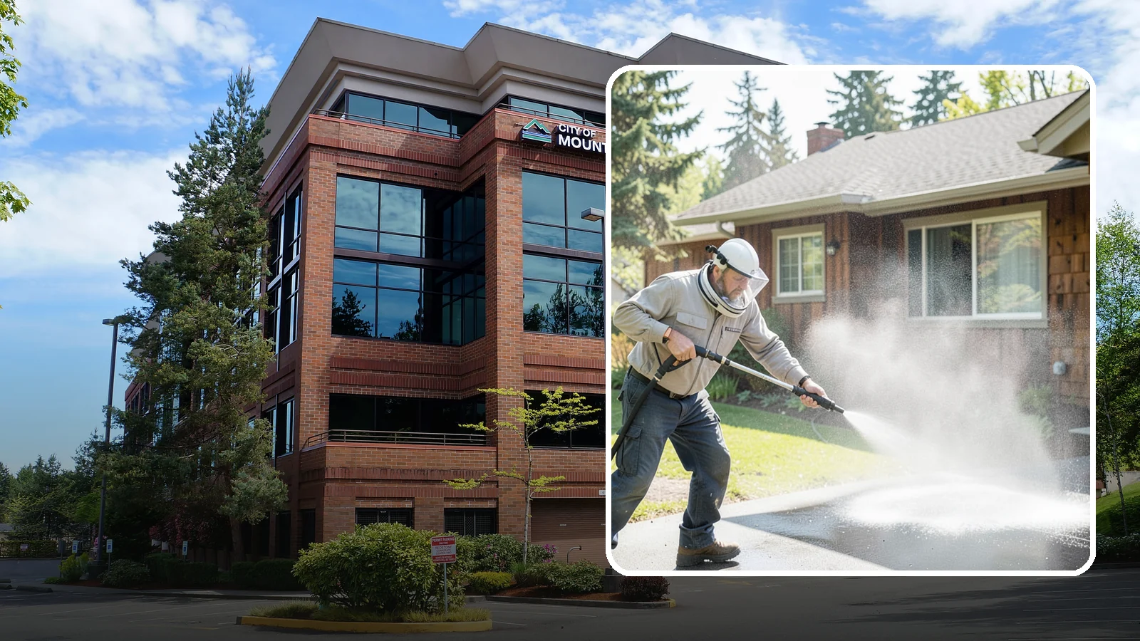 Low-Pressure Washing in Mountlake Terrace, Snohomish County, WA - Low-pressure washing uses a reduced water force to clean surfaces that would be scarred or gouged by a standard pressure washer.