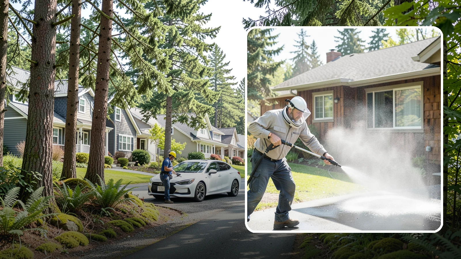 Low-Pressure Washing in Normandy Park, King County, WA - Low-pressure washing uses a reduced water force to clean surfaces that would be scarred or gouged by a standard pressure washer.