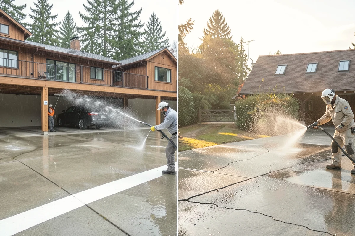 Low-Pressure Washing in North Bend, King County, WA - Test the surface to confirm the safe pressure range