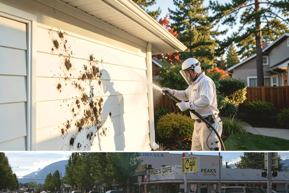 Low-Pressure Washing in North Bend, King County, WA - Suited to any season, with the region's wetter months being the most common time growth demands attention.