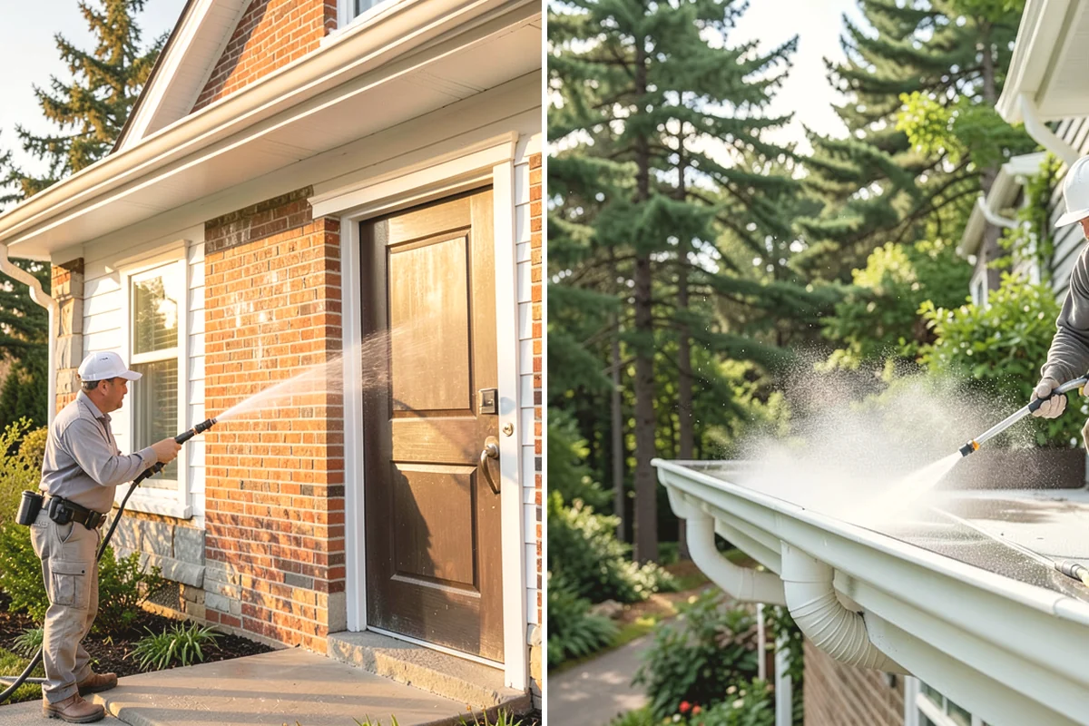 Low-Pressure Washing in Oak Harbor, Island County, WA - Test the surface to confirm the safe pressure range