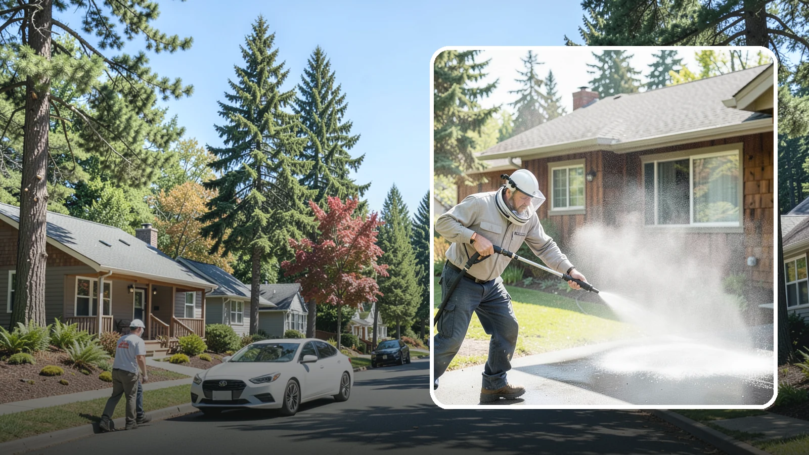 Low-Pressure Washing in Orting, Pierce County, WA - Low-pressure washing uses a reduced water force to clean surfaces that would be scarred or gouged by a standard pressure washer.
