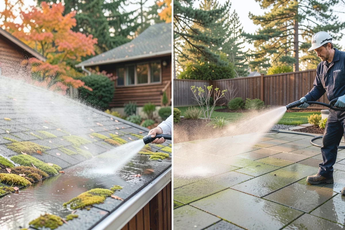 Low-Pressure Washing in Renton, King County, WA - Test the surface to confirm the safe pressure range