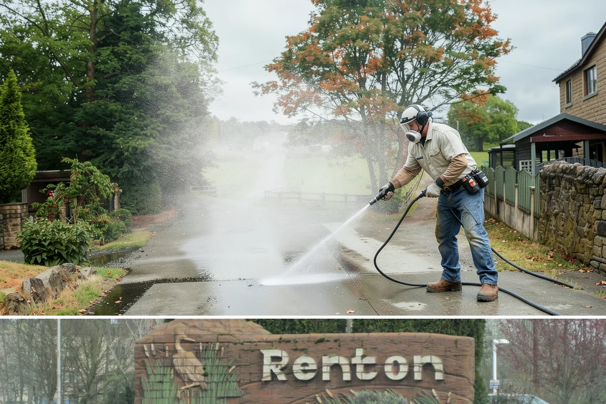 Low-Pressure Washing in Renton, King County, WA - Suited to any season, with the region's wetter months being the most common time growth demands attention.