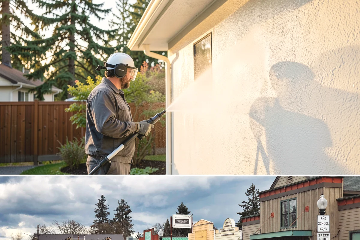 Low-Pressure Washing in Roy, Pierce County, WA - Suited to any season, with the region's wetter months being the most common time growth demands attention.