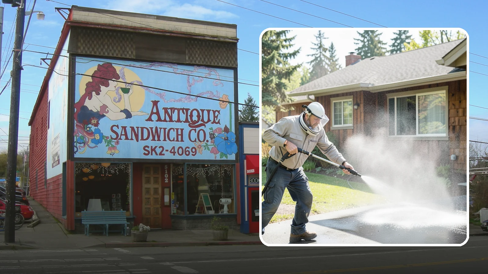 Low-Pressure Washing in Ruston, Pierce County, WA - Low-pressure washing uses a reduced water force to clean surfaces that would be scarred or gouged by a standard pressure washer.