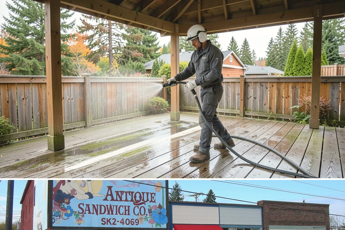 Low-Pressure Washing in Ruston, Pierce County, WA - Suited to any season, with the region's wetter months being the most common time growth demands attention.