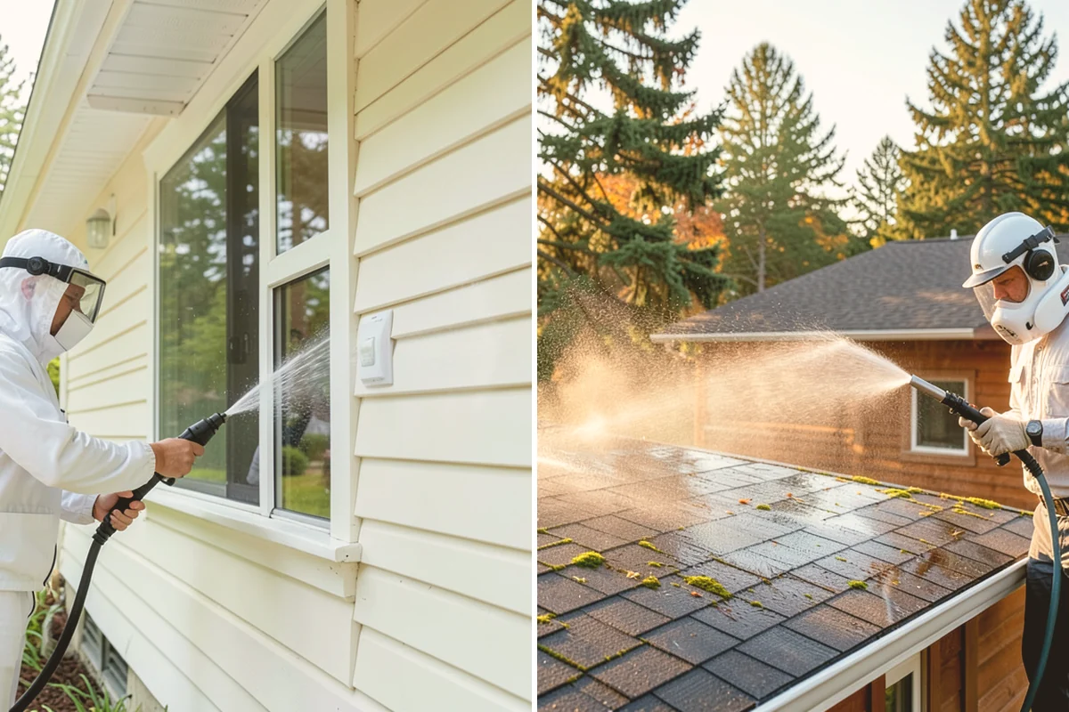 Low-Pressure Washing in Sammamish, King County, WA - Test the surface to confirm the safe pressure range