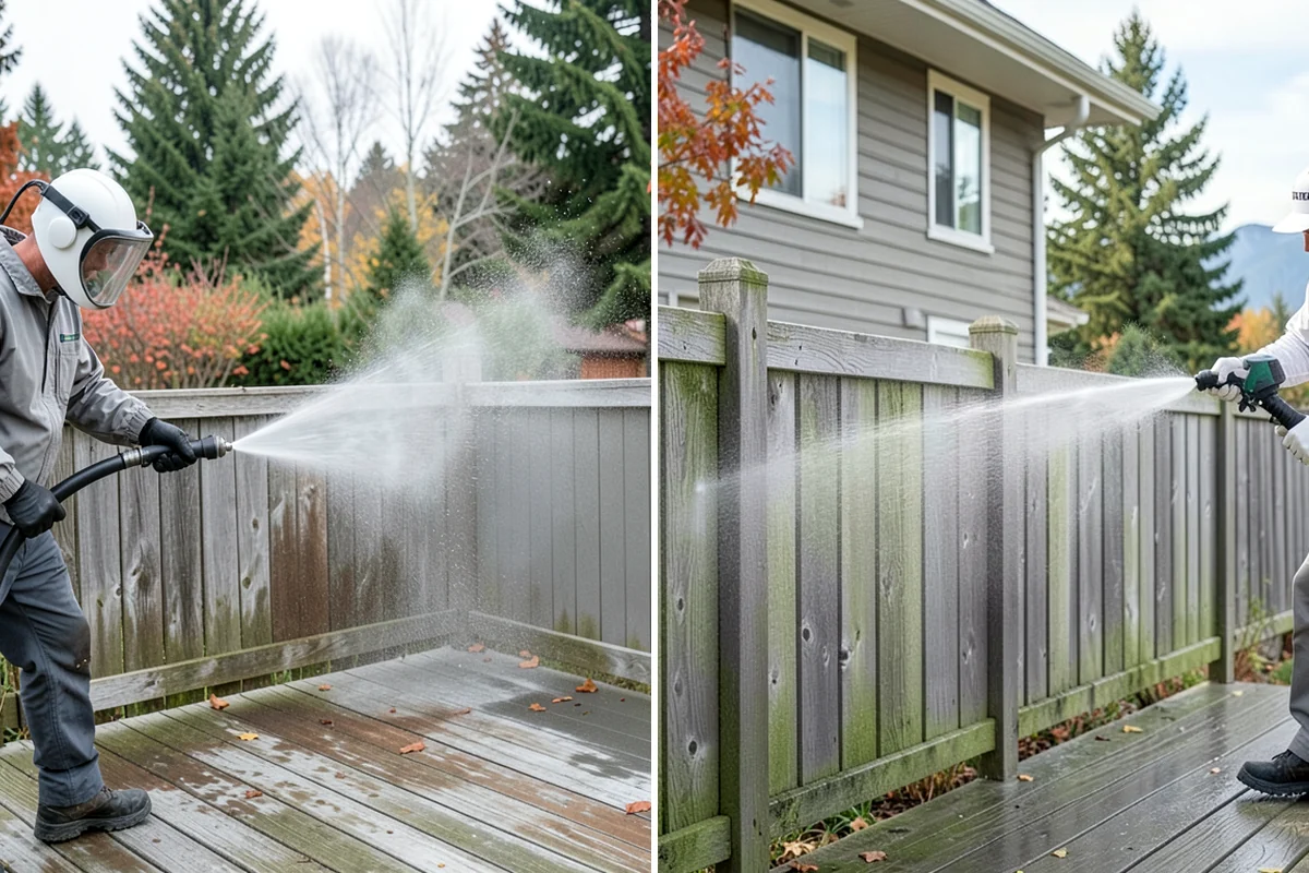 Low-Pressure Washing in Seattle, King County, WA - Test the surface to confirm the safe pressure range