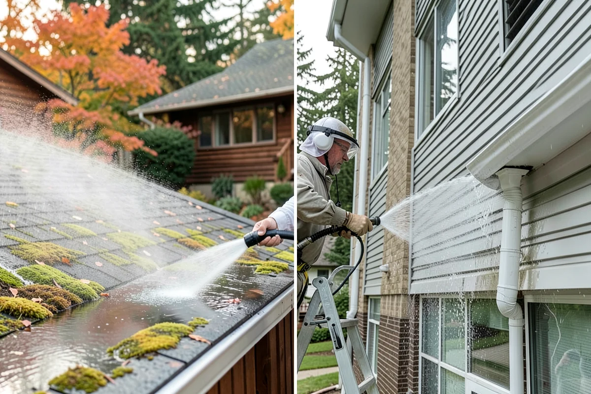 Low-Pressure Washing in Sedro-Woolley, Skagit County, WA - Test the surface to confirm the safe pressure range