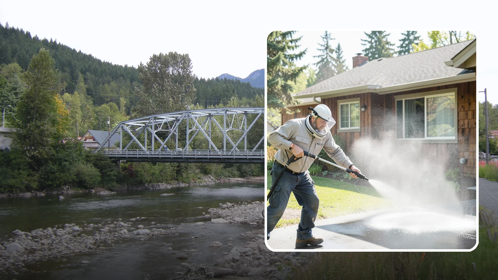 Low-Pressure Washing in Skykomish, King County, WA - Low-pressure washing uses a reduced water force to clean surfaces that would be scarred or gouged by a standard pressure washer.