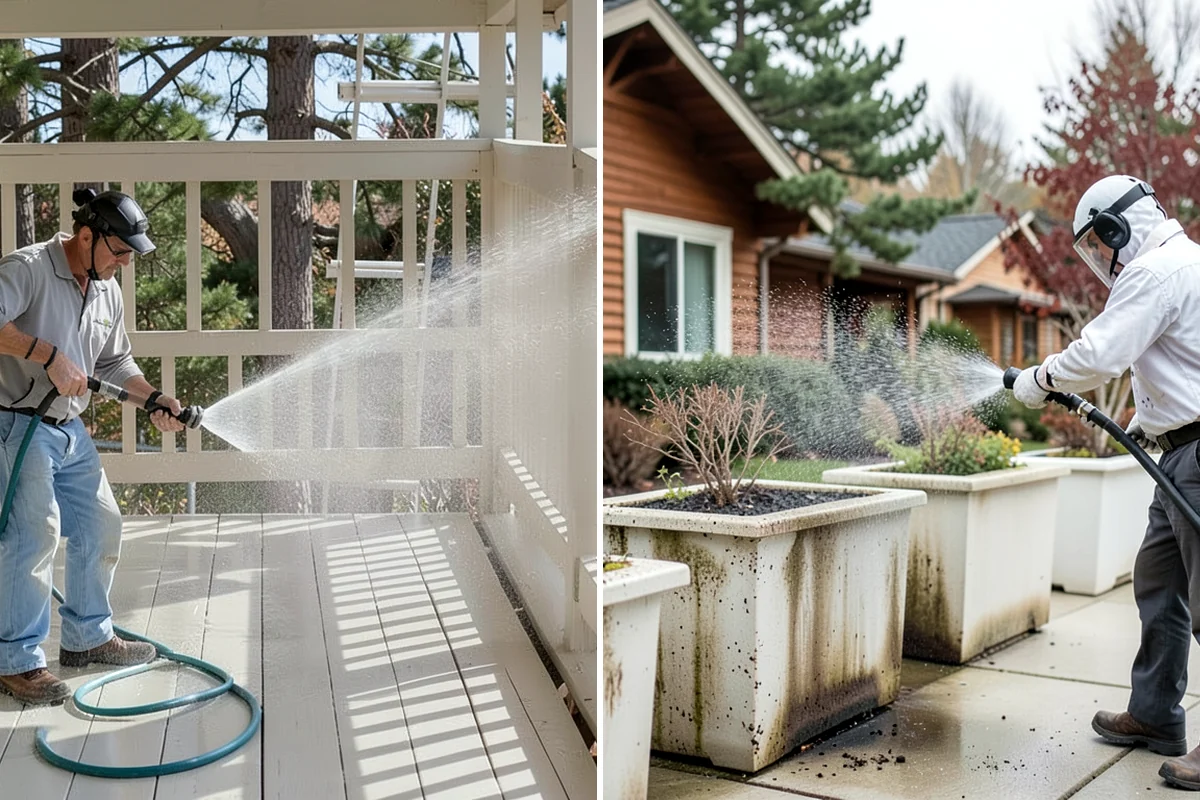 Low-Pressure Washing in Snoqualmie, King County, WA - Test the surface to confirm the safe pressure range