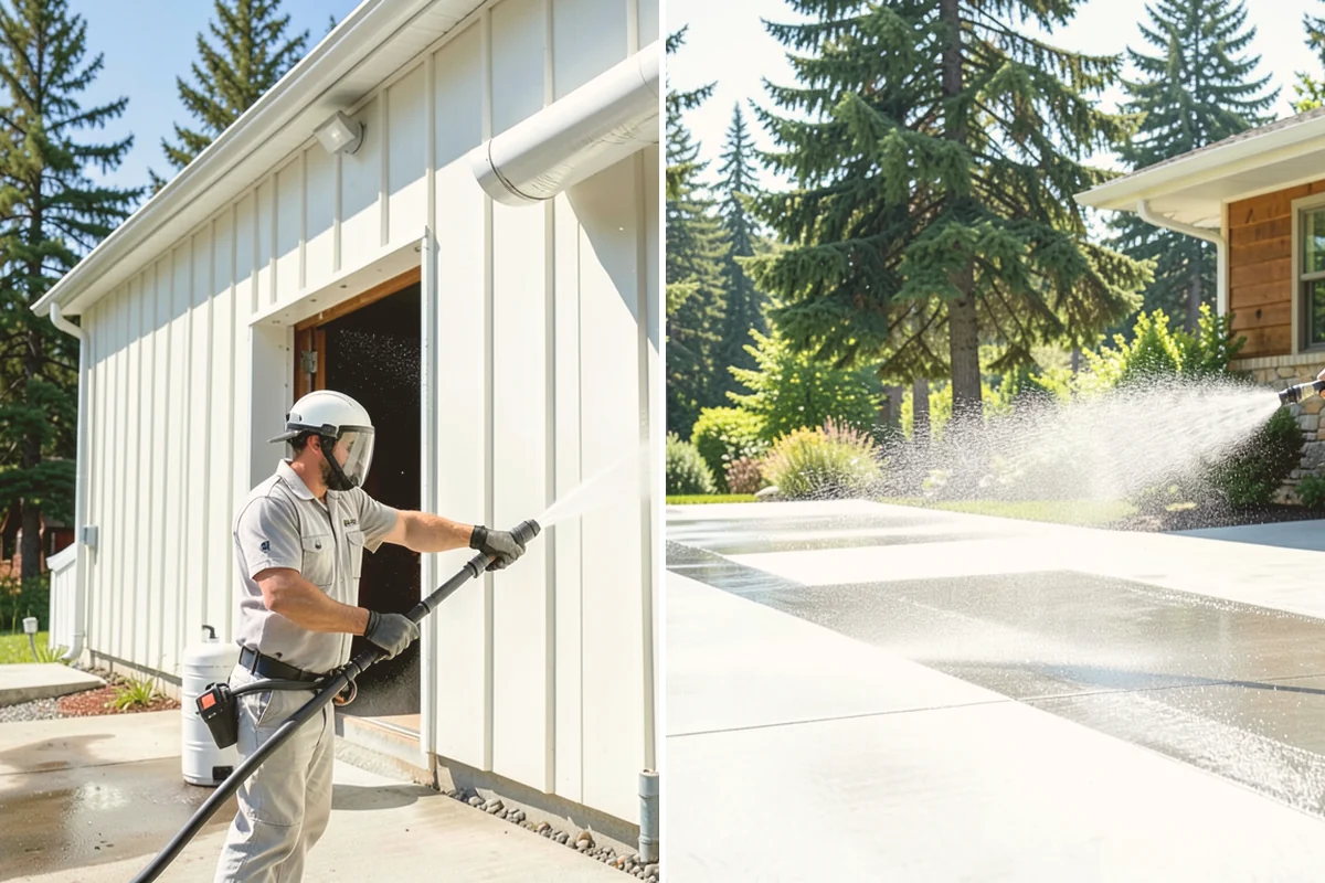 Low-Pressure Washing in Stanwood, Snohomish County, WA - Test the surface to confirm the safe pressure range