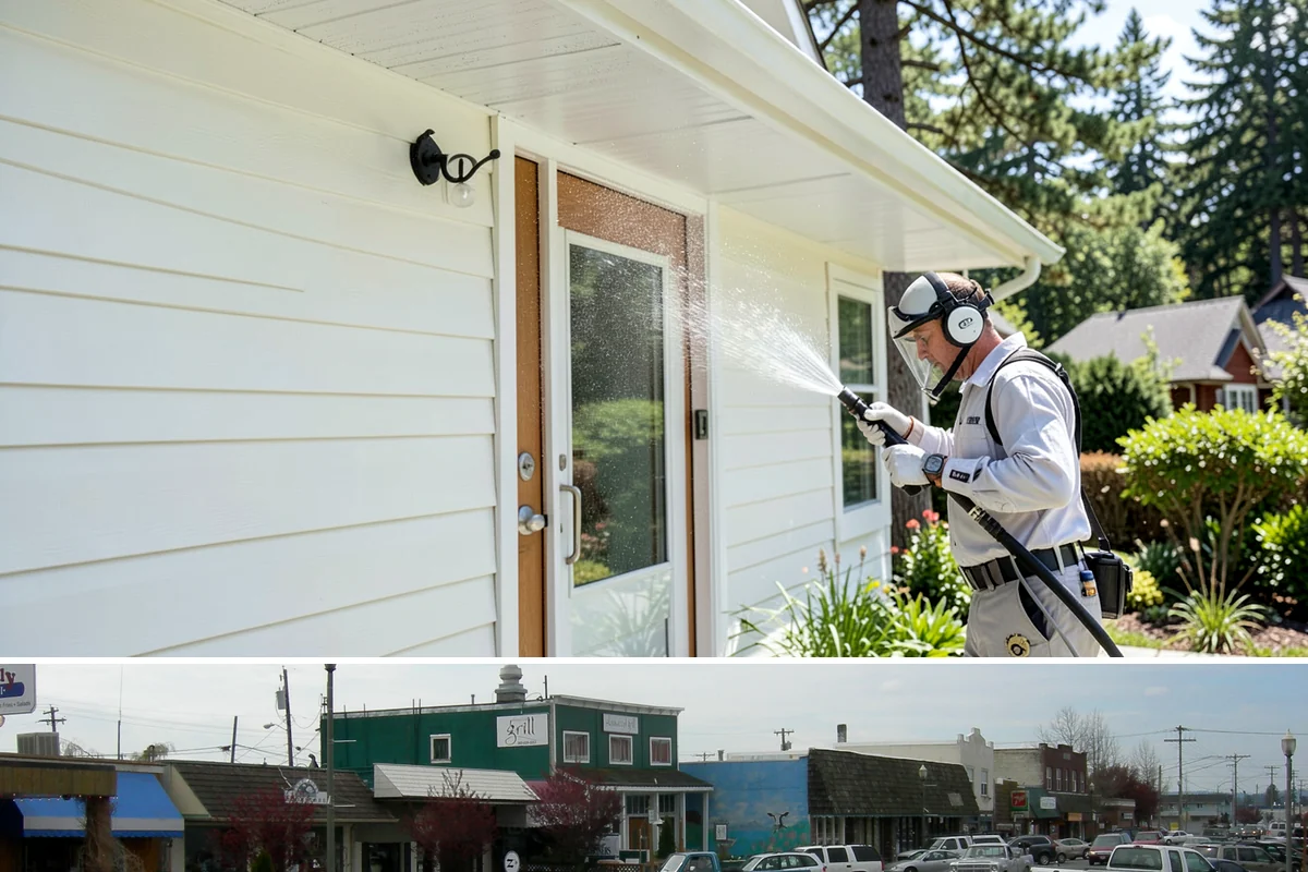Low-Pressure Washing in Stanwood, Snohomish County, WA - Suited to any season, with the region's wetter months being the most common time growth demands attention.
