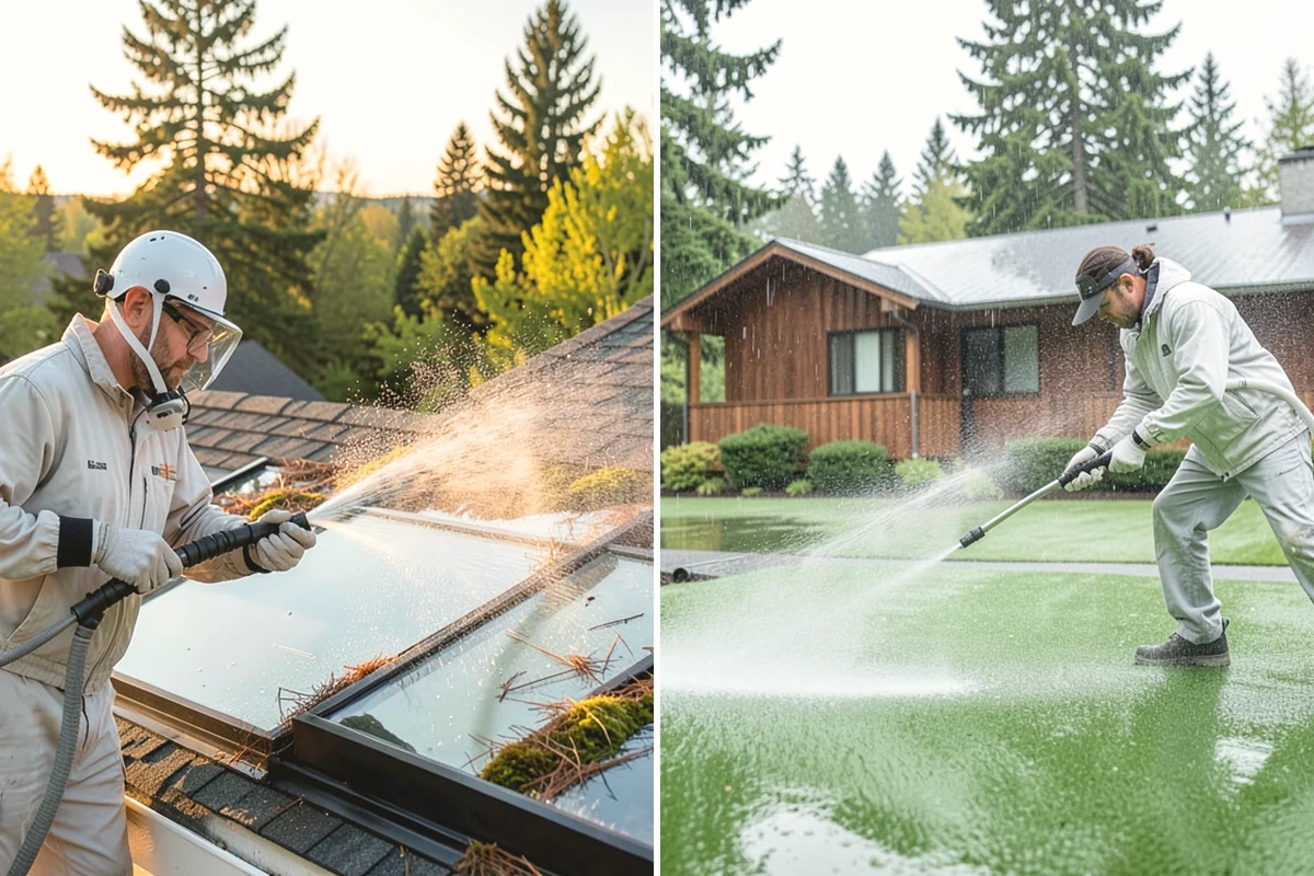Low-Pressure Washing in Tukwila, King County, WA - Test the surface to confirm the safe pressure range