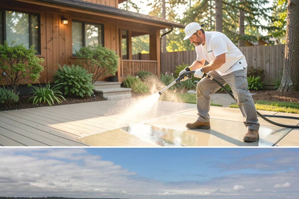 Low-Pressure Washing in University Place, Pierce County, WA - Suited to any season, with the region's wetter months being the most common time growth demands attention.