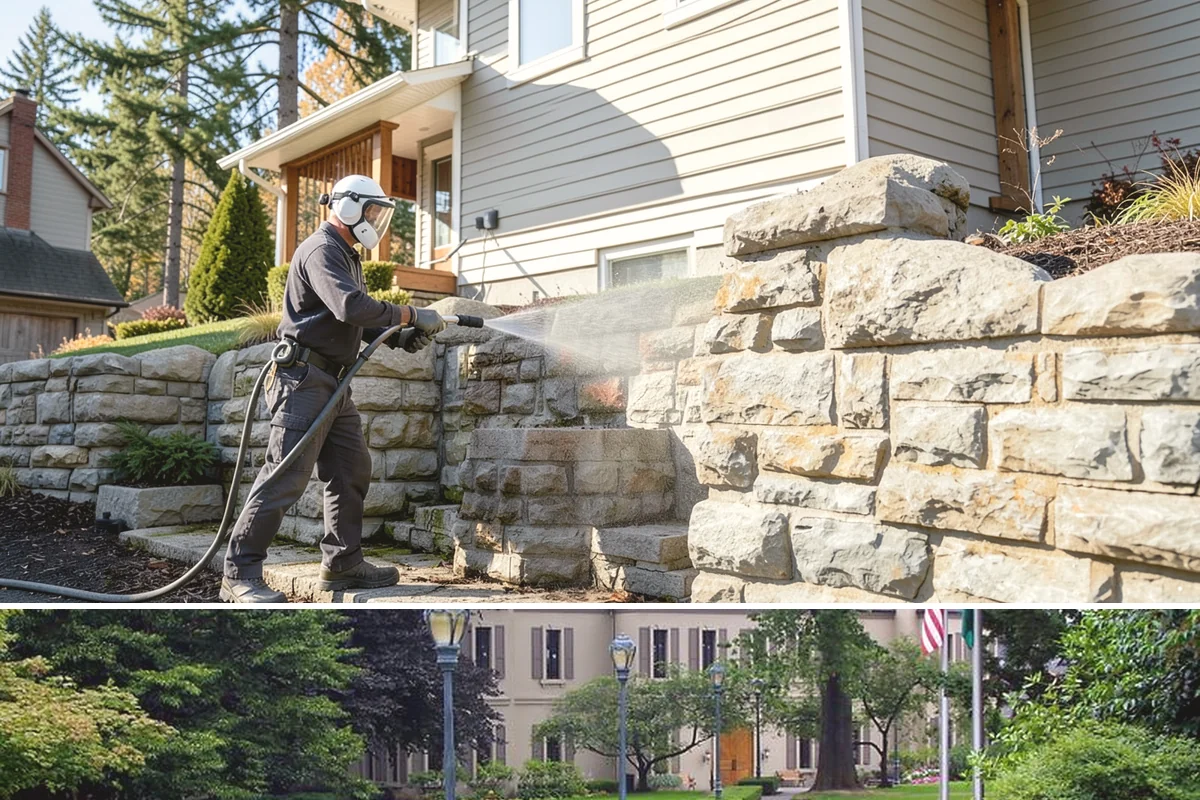 Low-Pressure Washing in Woodinville, King County, WA - Suited to any season, with the region's wetter months being the most common time growth demands attention.