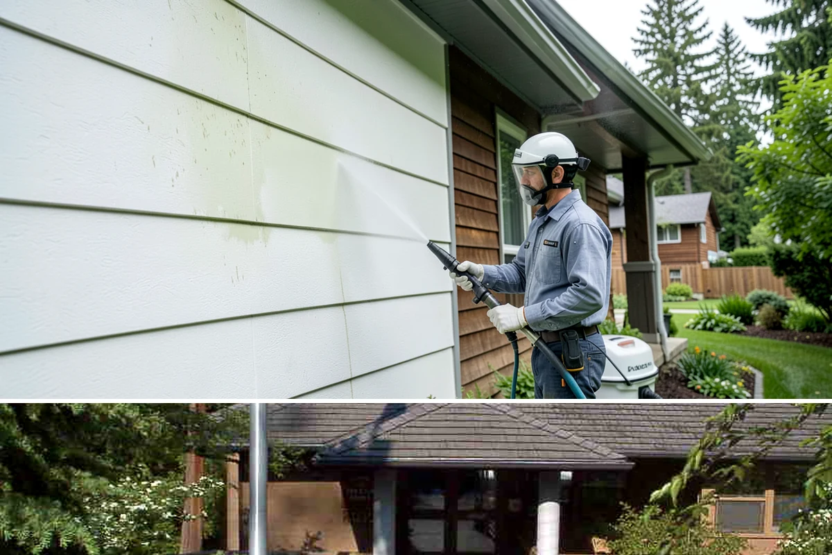 Low-Pressure Washing in Yarrow Point, King County, WA - Suited to any season, with the region's wetter months being the most common time growth demands attention.