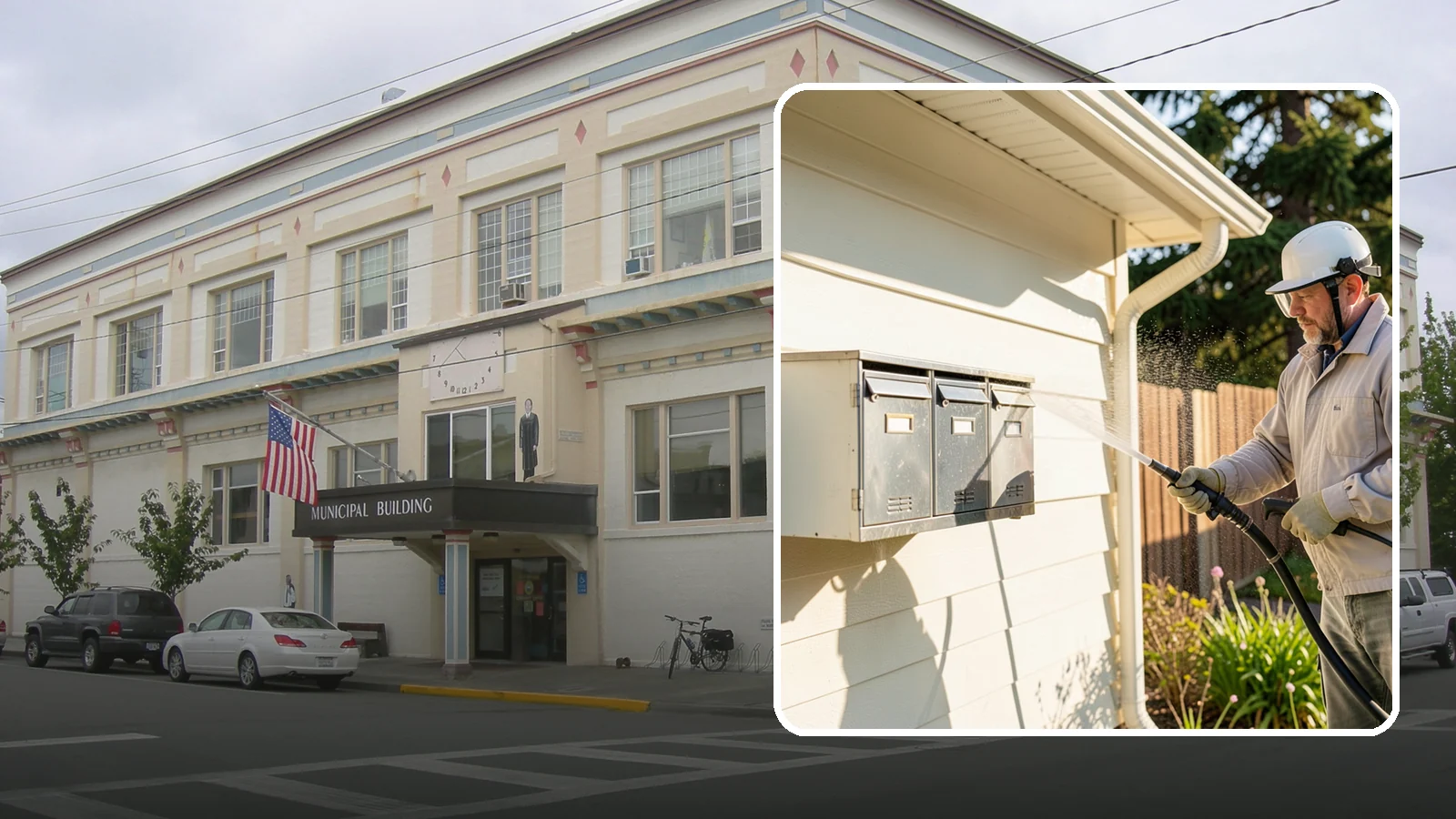 Mailbox Cleaning in Anacortes, Skagit County, WA - We clean mailboxes and cluster units in Washington to clear the algae, cobwebs, and grime that dull them.