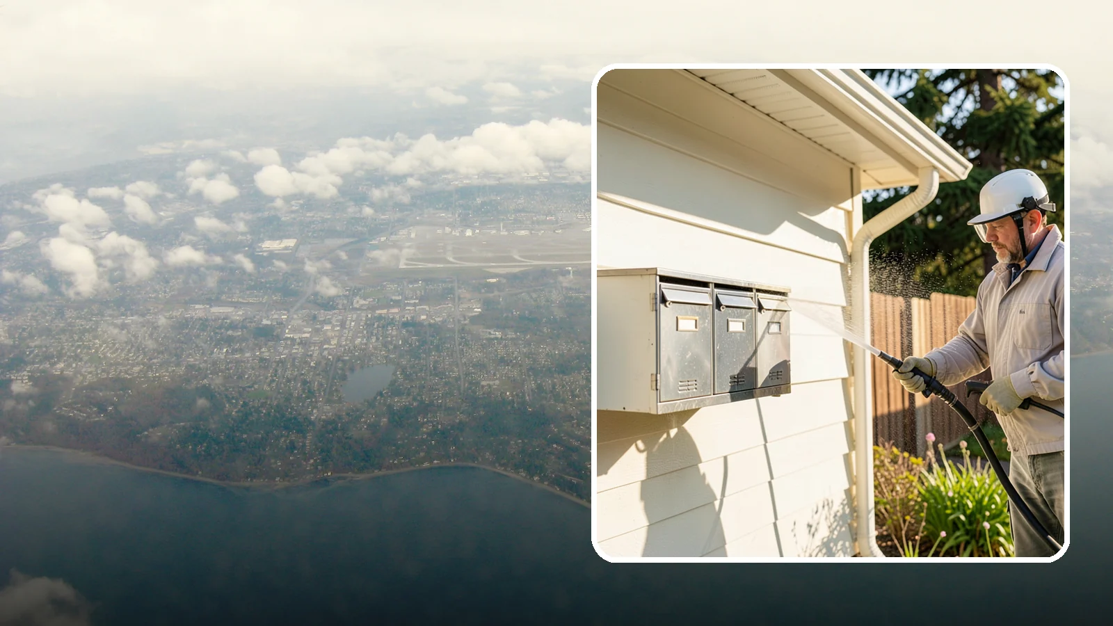 Mailbox Cleaning in Burien, King County, WA - We clean mailboxes and cluster units in Washington to clear the algae, cobwebs, and grime that dull them.