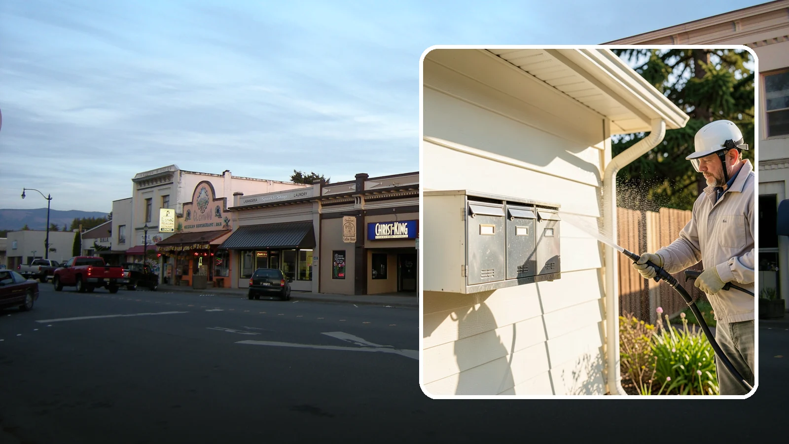 Mailbox Cleaning in Burlington, Skagit County, WA - We clean mailboxes and cluster units in Washington to clear the algae, cobwebs, and grime that dull them.