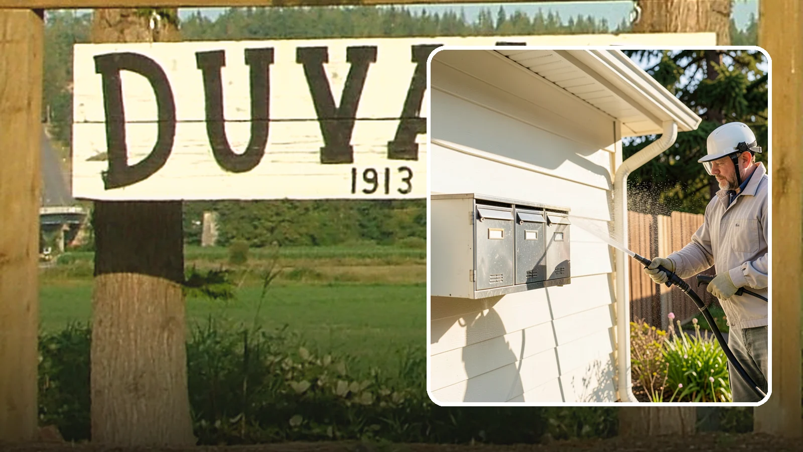 Mailbox Cleaning in Duvall, King County, WA - We clean mailboxes and cluster units in Washington to clear the algae, cobwebs, and grime that dull them.