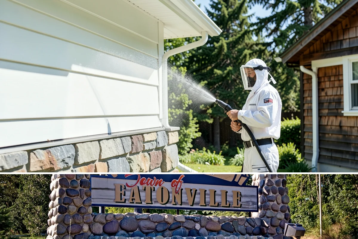 Mailbox Cleaning in Eatonville, Pierce County, WA - Mailboxes are best refreshed in spring and fall when Northwest algae growth peaks on exposed surfaces.